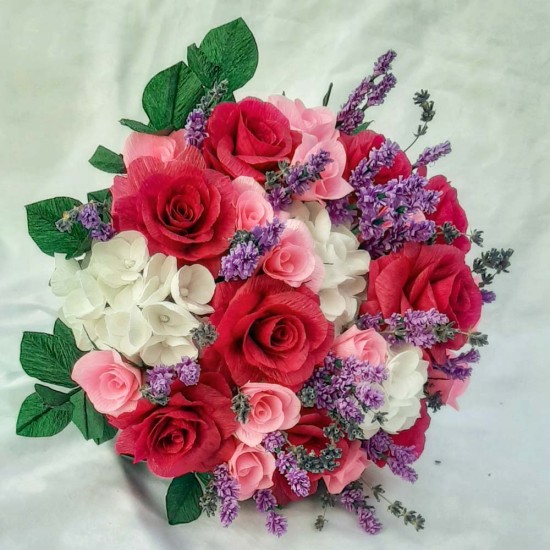 Buchet flori de hartie M6